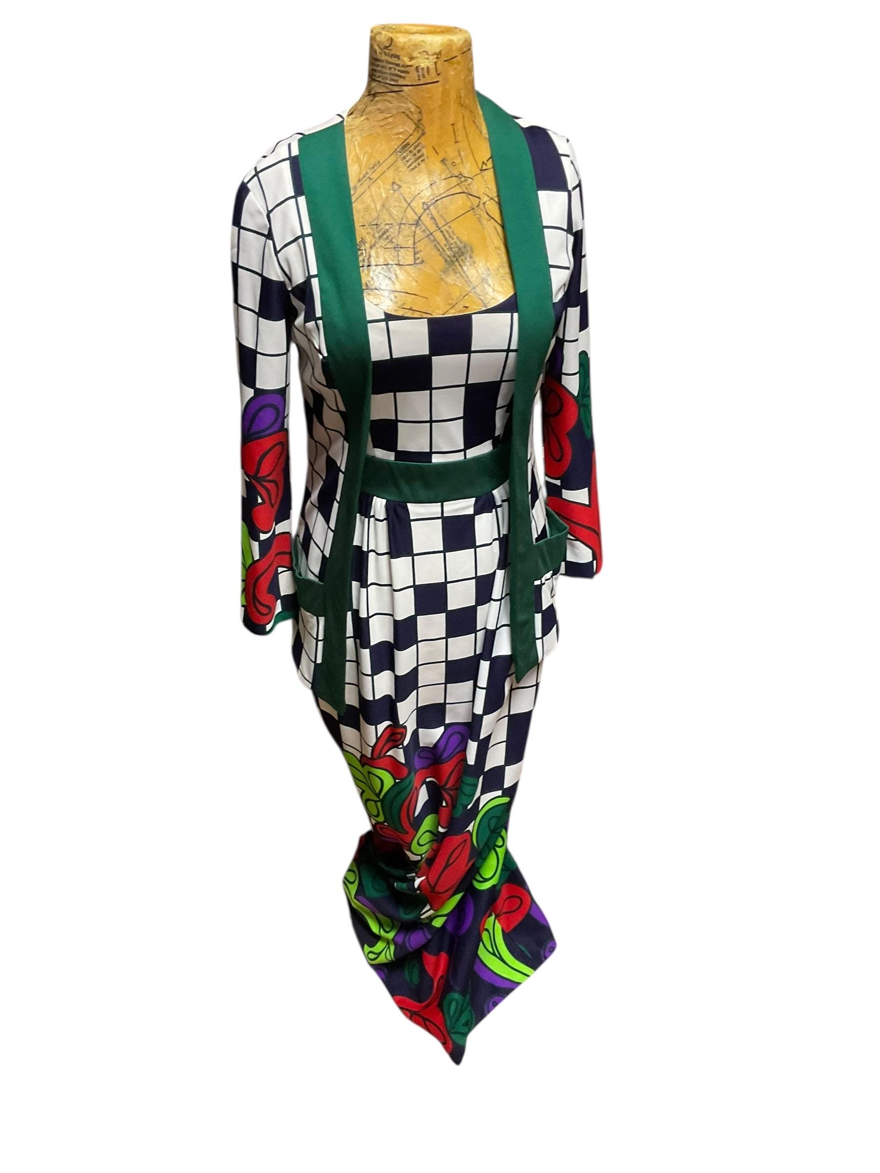 Green Dress With Matching Jacket - Etsy