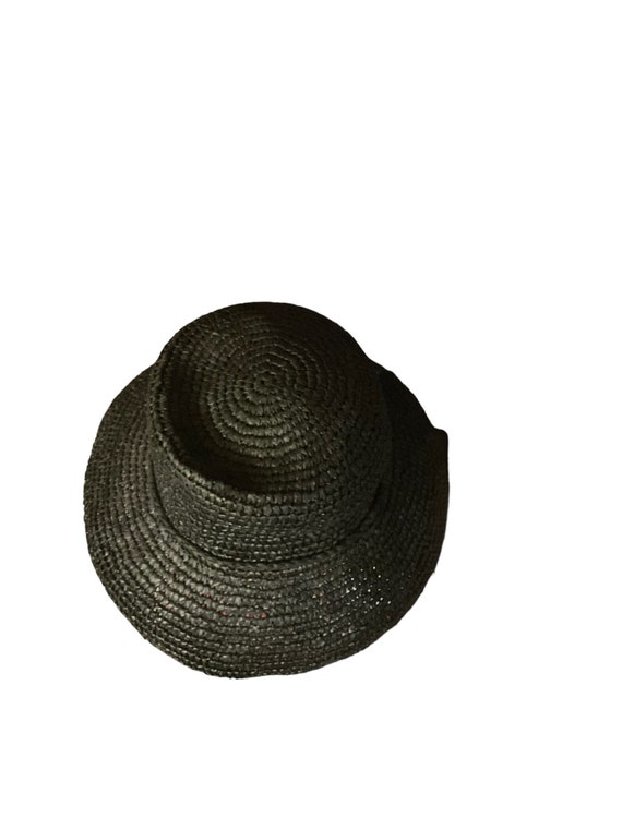 Black Straw Hat - image 2