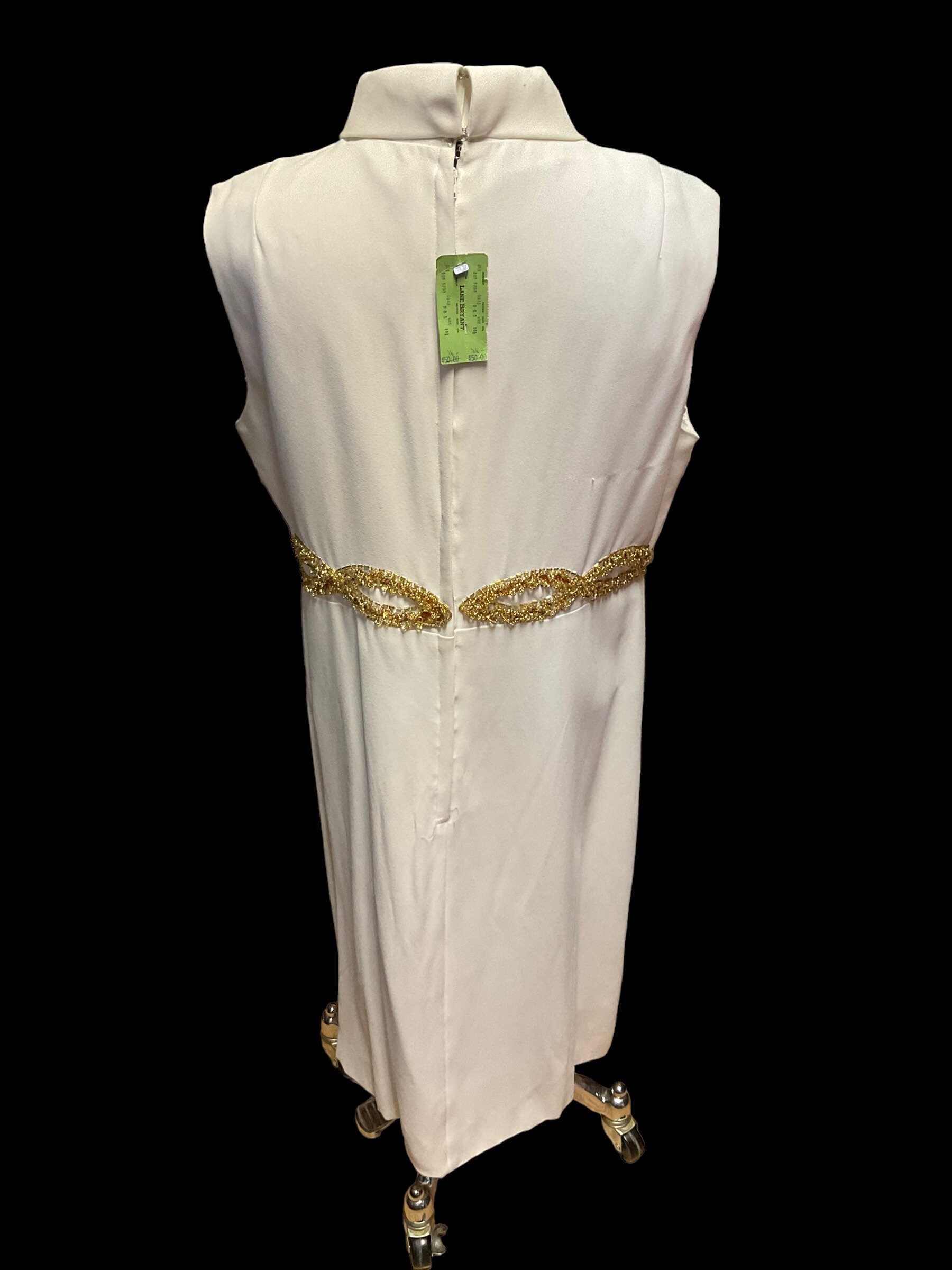 slim fit dress slacks Manhattan Slip Formal Dress Gold - XXS main image 1
