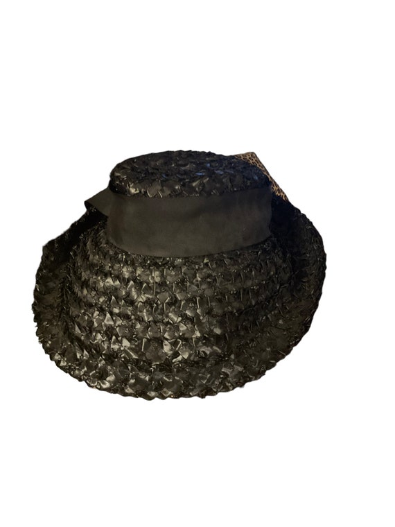 Elegant Black Straw Hat
