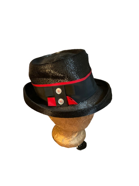 Marche Vintage Straw Fedora - image 1