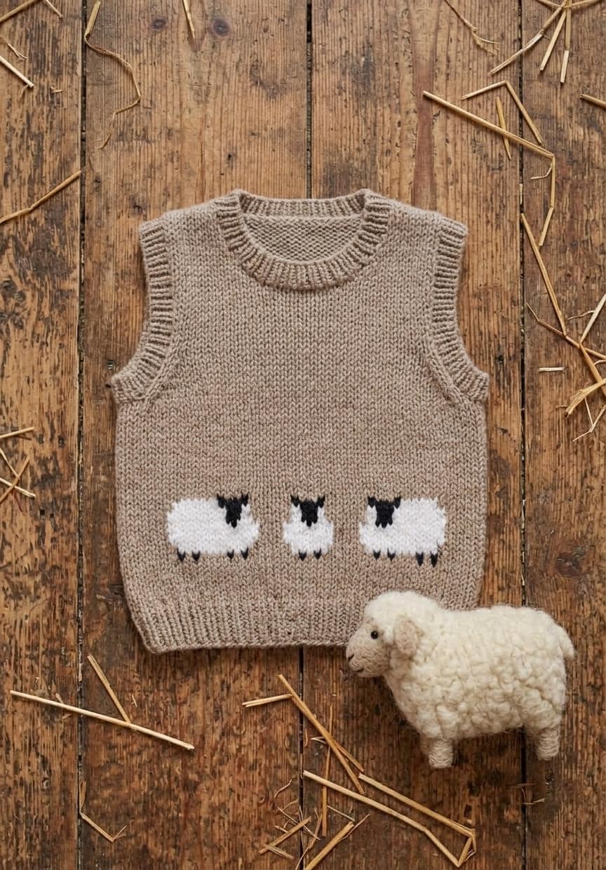 Sheep Sweater Vest - Etsy
