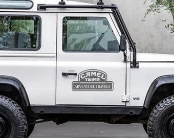 2pcs CAMEL THROPHY Decals – Vinyl Graphics for Van, Camper, Truck, SUV