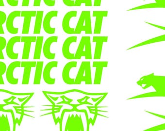10x Arctic Cat decals / stickers set.