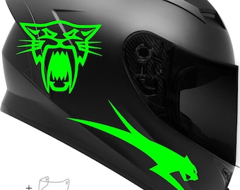 4x Arctic Cat decals / stickers set for helmet