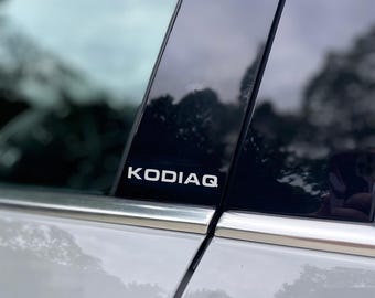 6x Car Decals for B-pillar. Will fit SKODA kodiaq model. Multiple sizes.