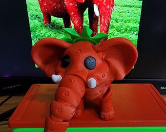 Strawberry Elephant - Italian Brainrot Toy Limited Edition