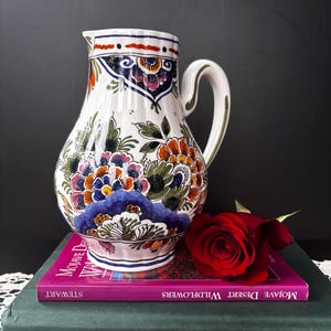 Delft Polychrome Pitcher - Etsy