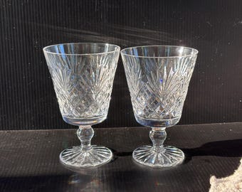Copas de cristal Royal Daulton Juno