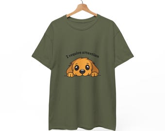 Camiseta de cachorro escondite: adorable camiseta estampada para amantes de los perros.