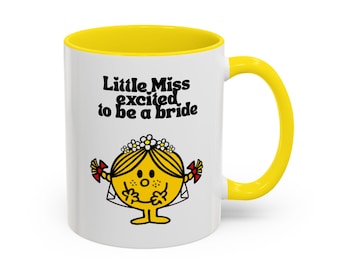 Taza "Pequeña Novia Emocionada", Regalo para Despedida de Soltera, Regalo de Compromiso, Taza para Planificar la Boda