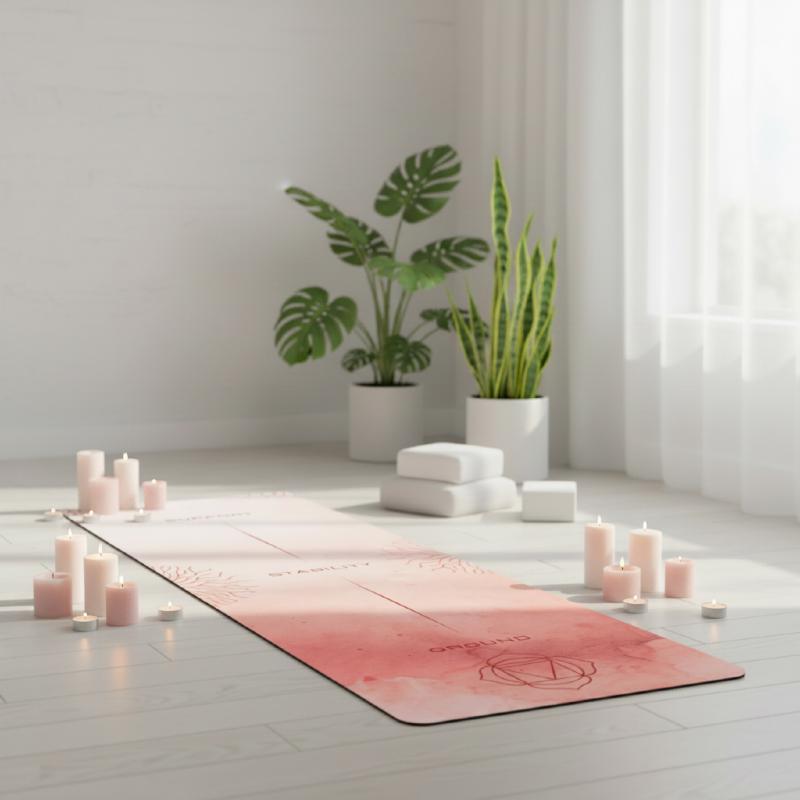 Y Rot Mat Root Chakra Yoga Mat | Grounding Red Yoga Mat 3mm | Lightweight ...