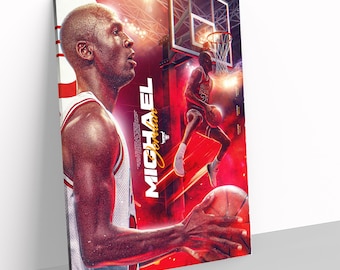 マイケル・ジョーダン シカゴ・ブルズ 3 NBA バスケットボール アート