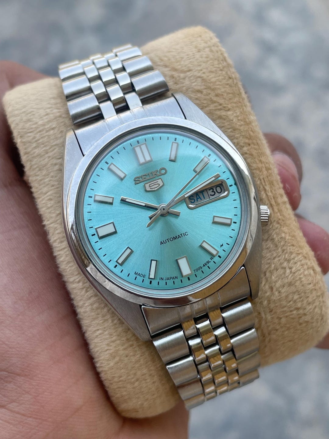 サイズS ミント Vintage Seiko 5 Snxs Mens Automatic Watch Day-date 7009 - Etsy