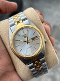 Vintage Seiko 5 Fluted bezel Mens Automatic Watch 7009-3110 product logo