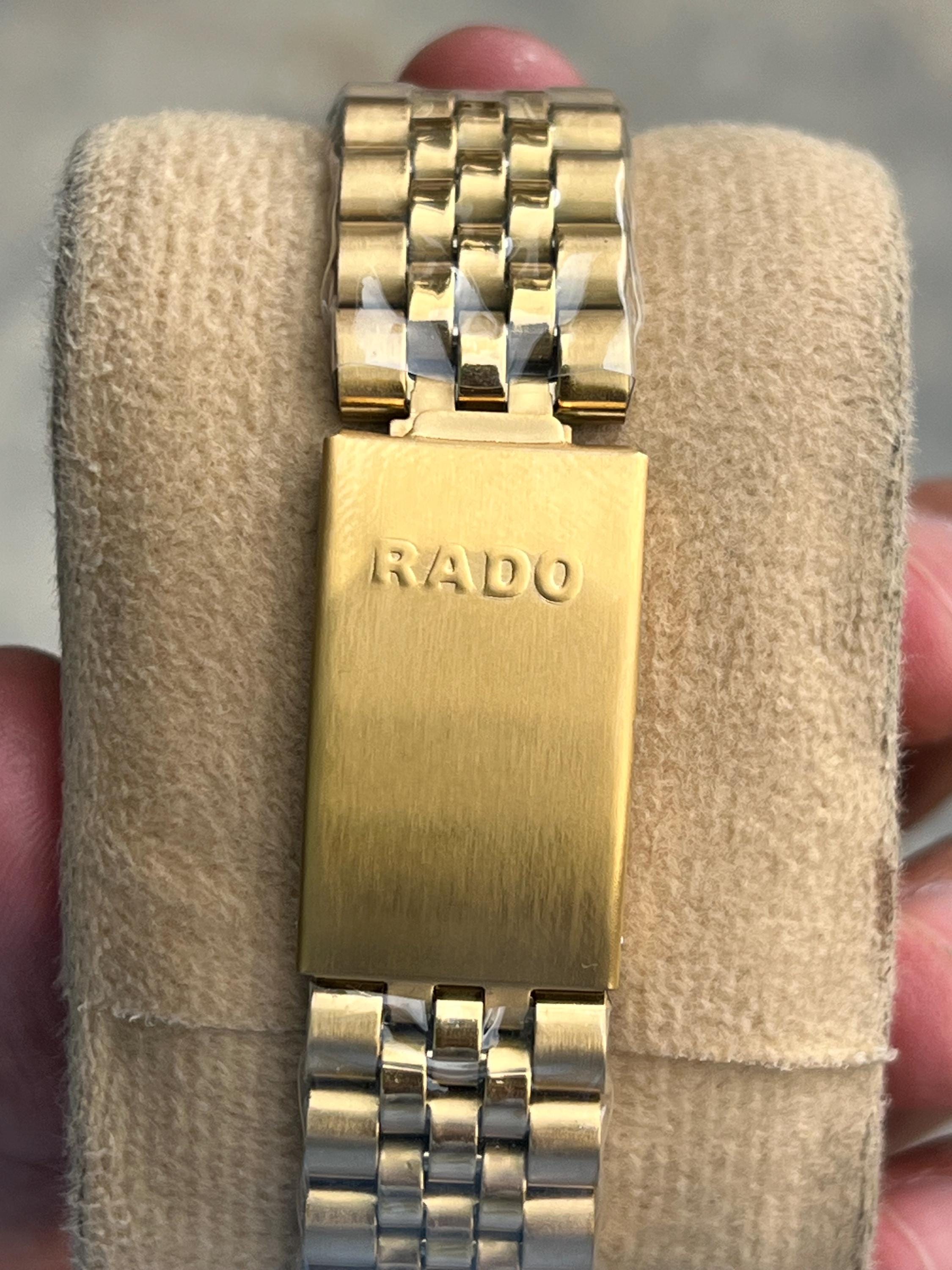 Rado Purple Horse Golden Watch Automatic Day-date Black Dial