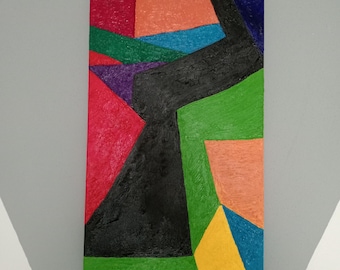 pintura al óleo sobre lienzo