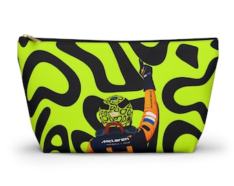Lando Norris F1 Pouch, McLaren Racing Travel Bag, Makeup Organizer, Gift for Racers, Personalized Sporty Accessories, Motorsport Gear