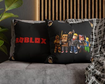 Roblox Throw Pillow, Gaming Room Decor Cushion, Kids Gamer Pillow, Game Lover Gift, Cool Gaming Couch Pillow