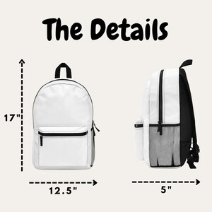 Personalized Roblox Backpack | Custom Name Backpack in Robux Design | Safe & Comfortable for School | Perfect Gift for Roblox Fans image 7