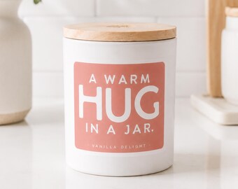 Vanilla Delight Soy Candle | "A Warm Hug in a Jar" Cozy Home Decor