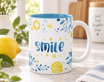 Lemon Smile mug | Accent Coffee Mug 11oz or 15oz