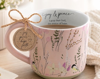 Floral Watercolor Mug | Christian Faith Encouragement Gift