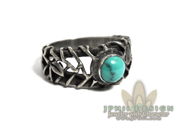 Custom Silver or Gold Filigree Reclaimed Vine Engagement Ring