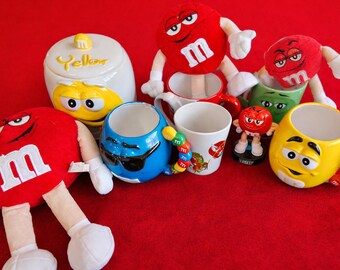 Vintage M&m's Ceramic Candy or Cookie Jar - Etsy