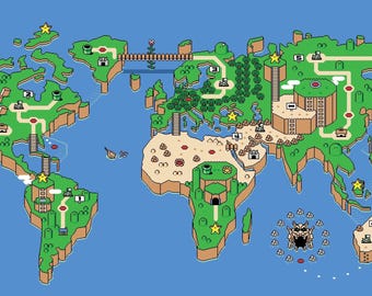 Poster Super Mario World SNES