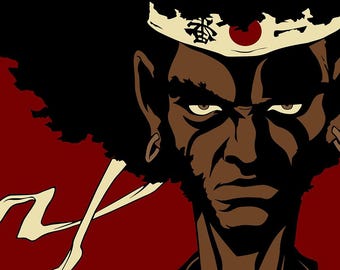 Poster Afro samouraï