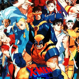 X Men Vs Street Fighter Poster - Etsy