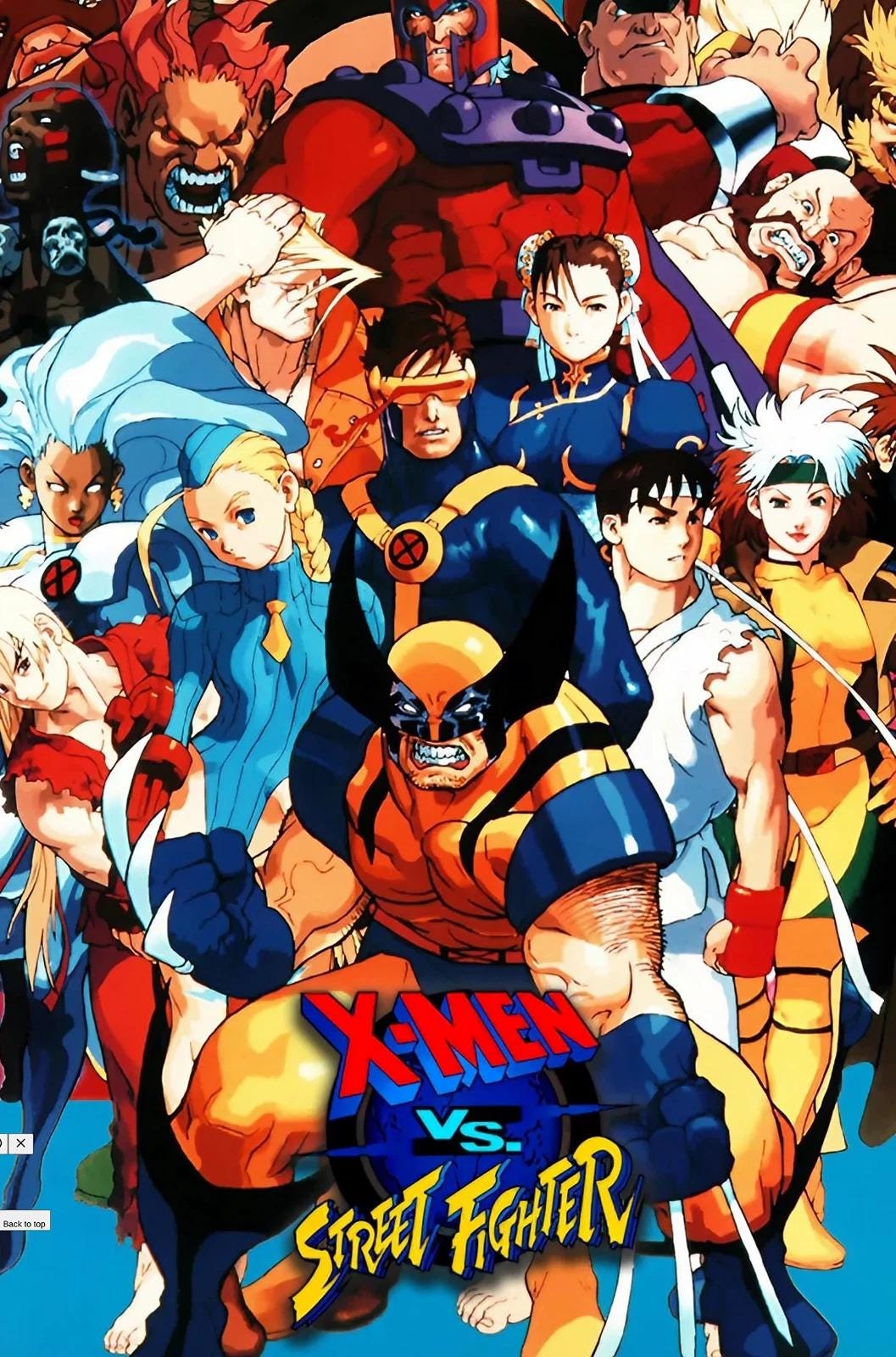 X Men Vs Street Fighter Poster - Etsy