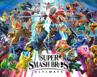 Affiche ultime de Super Smash Bros
