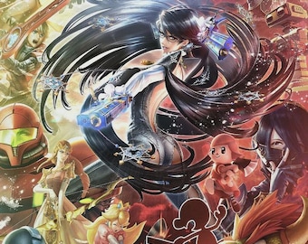 Poster Smash Bros de Bayonetta