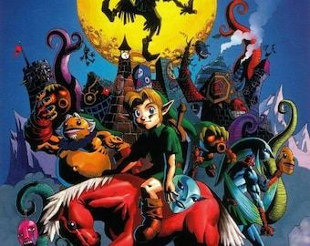 The Legend of Zelda Majora’s Mask Poster