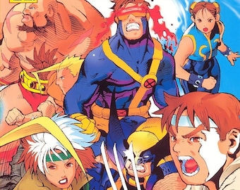 X-men Vs Street Fighter Poster - CPS2 - Etsy