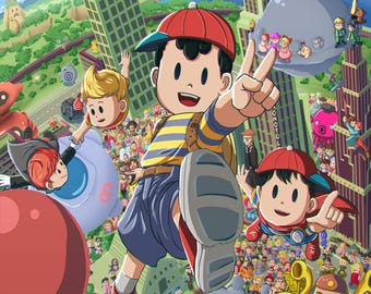 EarthBound Art Poster classique
