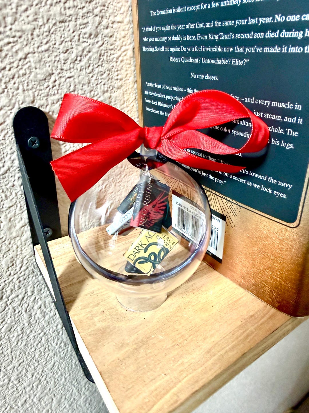 Red Rising Shelf Red Rising Mini Book Ornament & Shelf Decor - Customizable | Year-round ...