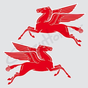 Mobil pegasus sticker - Etsy 日本