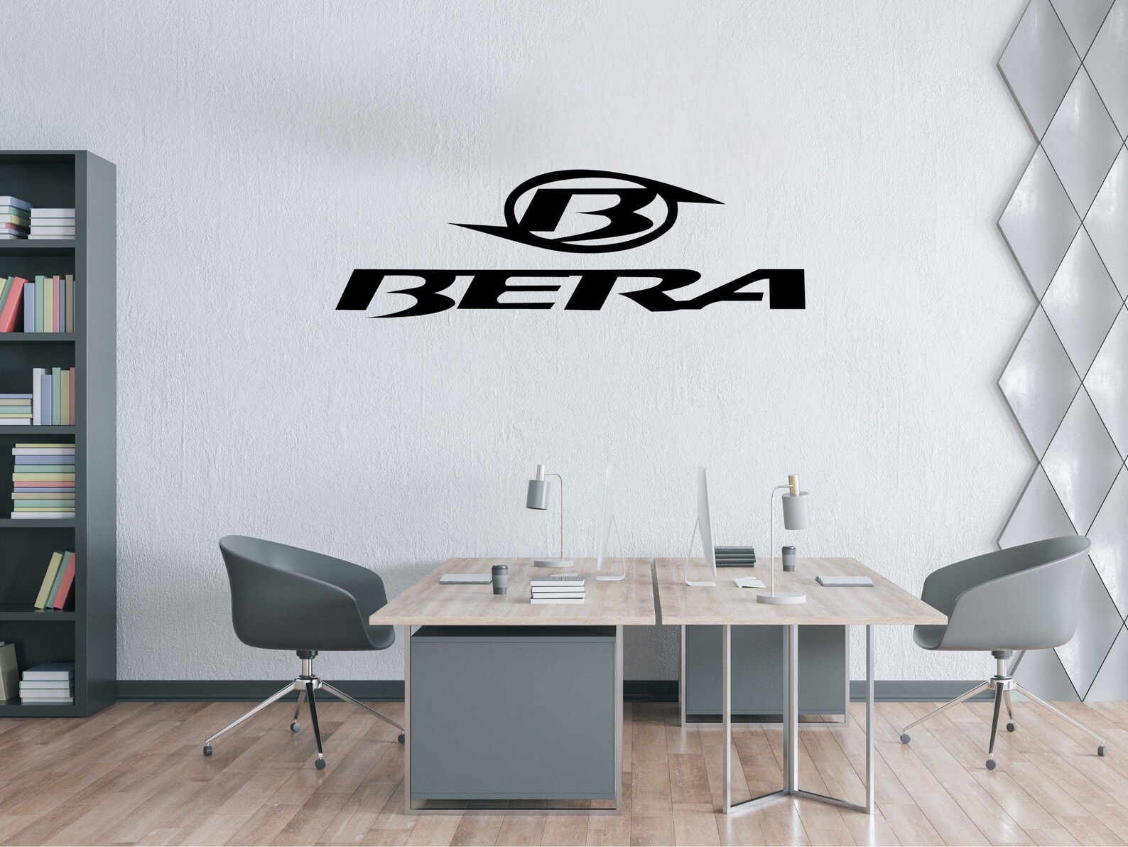 Bera Logo Metal Wall Art : Office and Studio Decor - Etsy