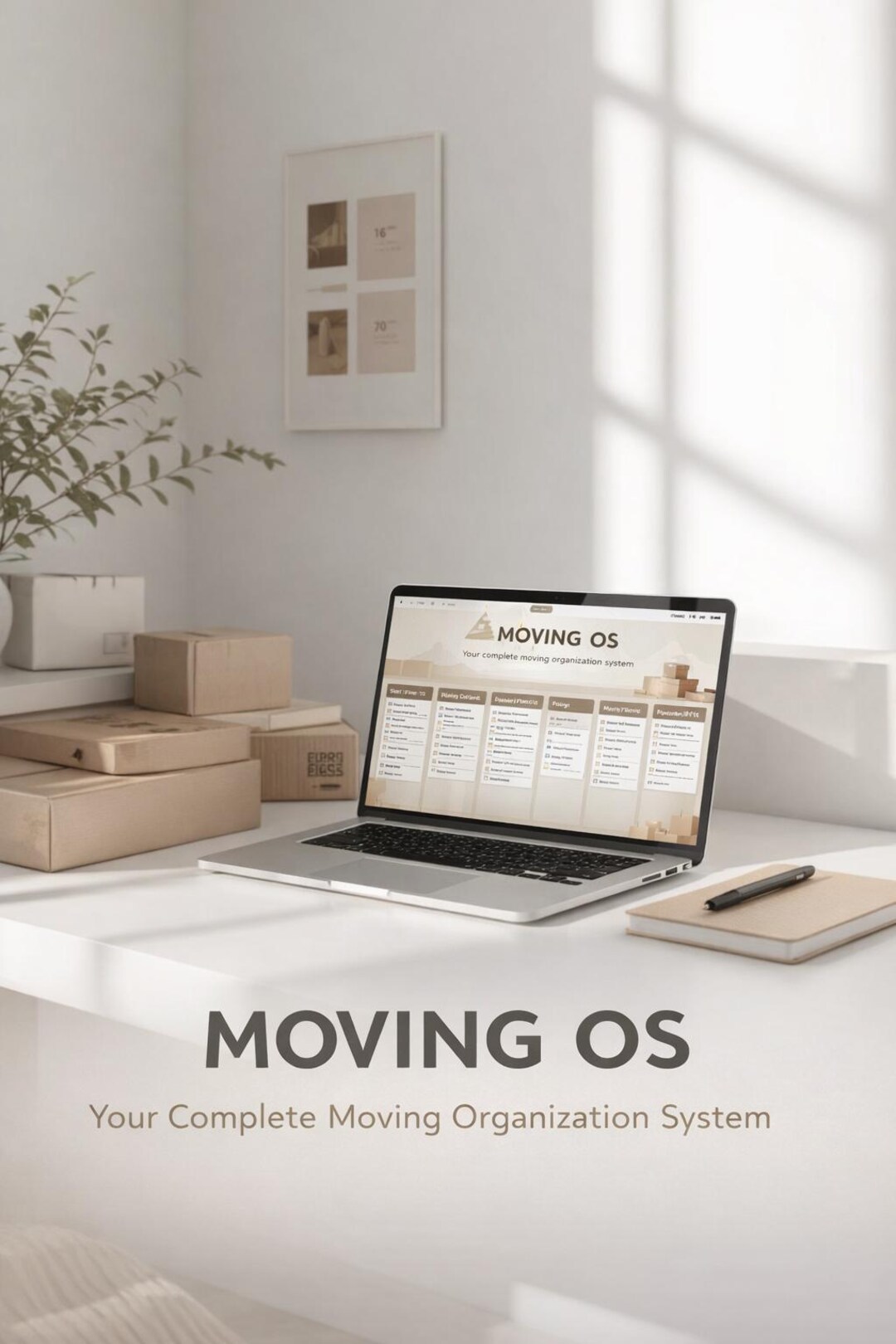 Moving Planner and Checklist | Relocation Organizer | Packing Timeline ...