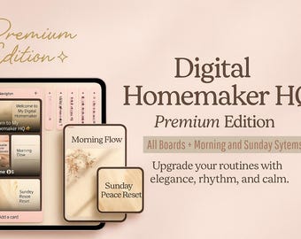 Ultimate Home Management Planner for Busy Moms | All-in-One Family, Budget & Wellness
