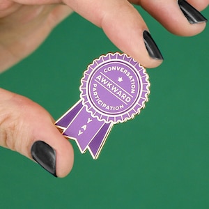 Awkward Award Enamel Lapel Pin