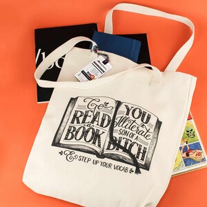 Go Read a Book Tote Bag