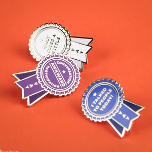 Self-Care Award Enamel Lapel Pins - Set of Three