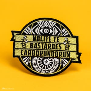 Te Bastardes Iron On Patch