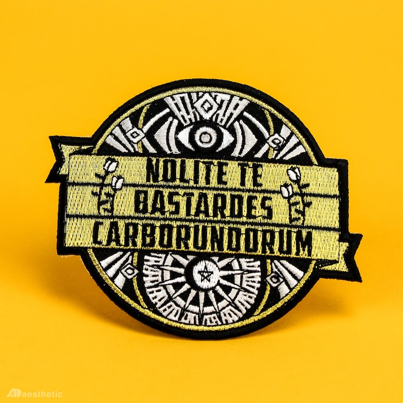 Te Bastardes Iron On Patch image 1