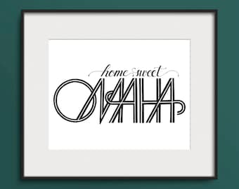 Home Sweet Omaha Poster