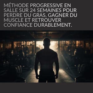 Programme de Sport Homme – Perte de Poids 24 Semaines – Musculation Salle + Nutrition PDF
